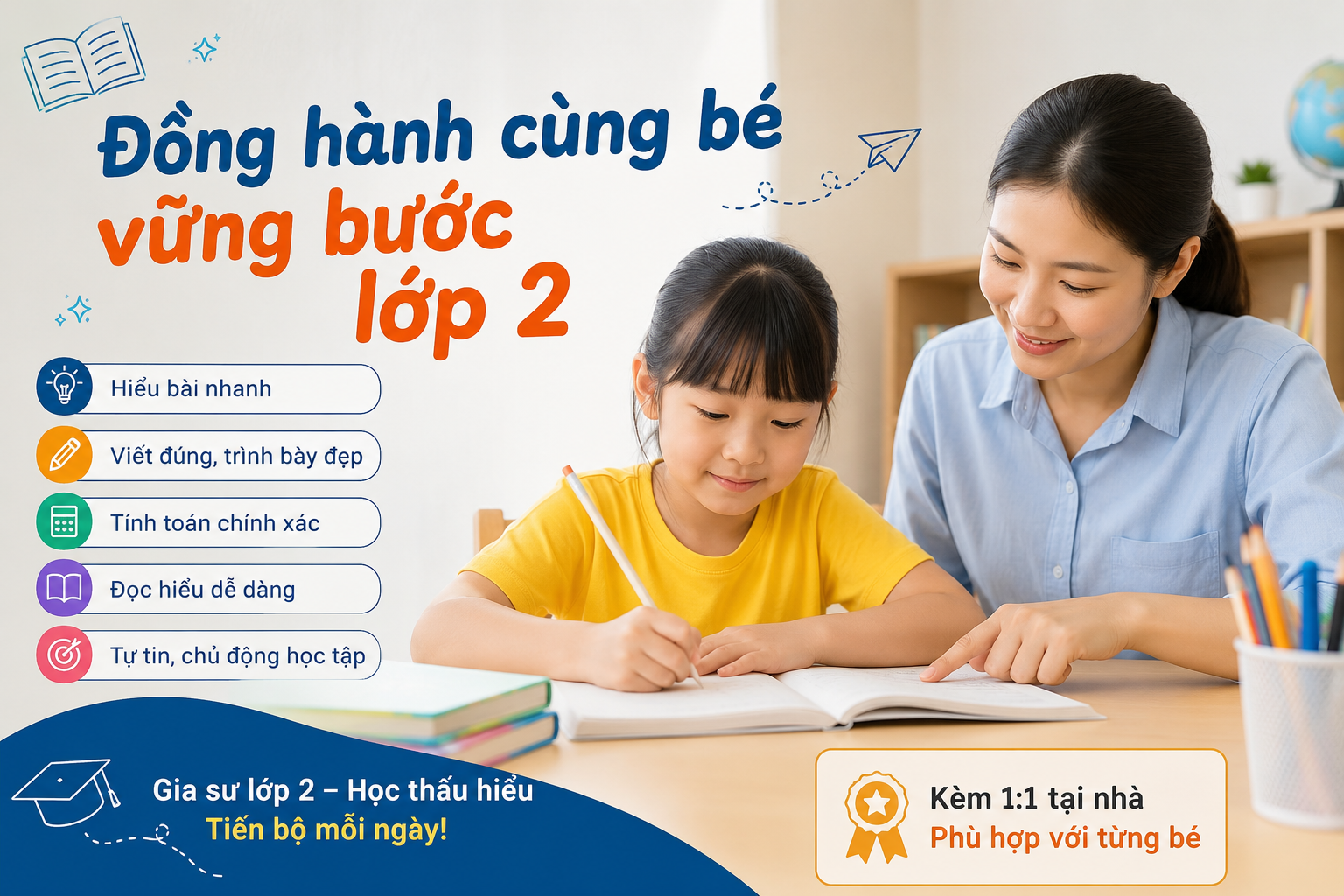 gia sư lớp 2 bình dương